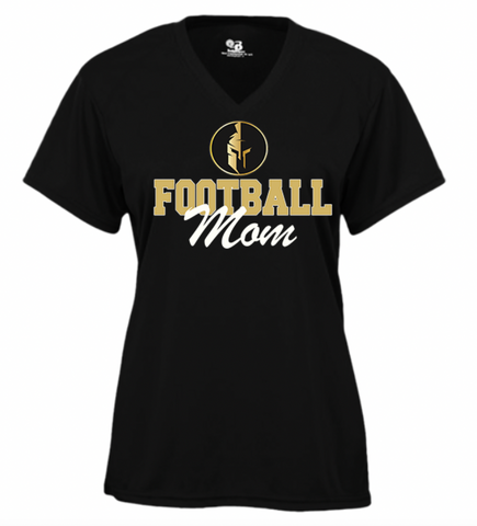 Weston Warriors MOM Ladies V-Neck Tee (2 Colors & 2 Fabrics)