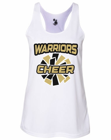 Weston Warriors PUFF Ladies Racerback Tank-Youth & Adult Sizes- (2 Colors & 2 Fabrics)