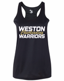 Weston Warriors Levels Ladies Racerback Tank-Youth & Adult Sizes- (2 Colors & 2 Fabrics)