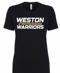 Weston Warriors Cheer Levels Ladies Crew Tee- Youth & Adult Sizes-(2 Colors & 2 Fabrics)