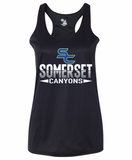 2024 Somerset Canyons Slice Ladies Racerback Tank -Youth & Adult Sizes- (3 Color Options & 2 Fabric Options)