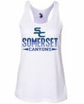 2024 Somerset Canyons Slice Ladies Racerback Tank -Youth & Adult Sizes- (3 Color Options & 2 Fabric Options)