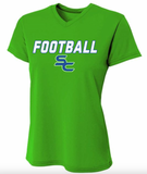 2024 Somerset Canyons Football Ladies V-Neck Tee -Youth & Adult Sizes- (4 Color Options & 2 Fabric Options)