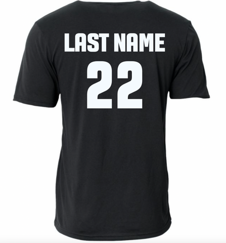 ADD NAME & NUMBER onto a 2024 Somerset Panthers Tee (MUST Buy Shirt Separately)- Design #1