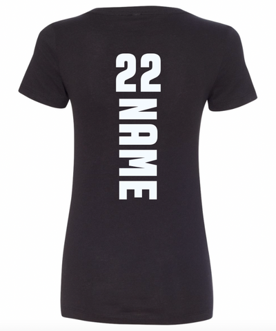 ADD NAME & NUMBER onto a 2024 Somerset Panthers Tee (MUST Buy Shirt Separately)- Design #2