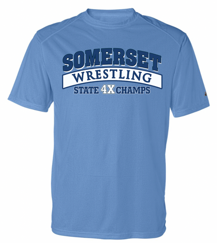 Somerset Wrestling 2025 Tee - Adult Sizes- (2 Color Options & 2 Fabric Options)