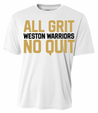 Weston Warriors NO QUIT Tee-Youth & Adult Sizes-(2 Colors & 2 Fabrics) (Copy)