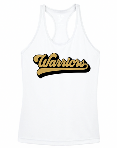 Weston Warriors Style Ladies Racerback Tank-Youth & Adult Sizes- (2 Colors & 2 Fabrics)