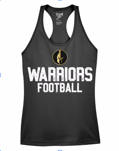 Weston Warriors BATTLE SCAR Racerback Ladies Tank (2 Colors & 2 Fabrics)