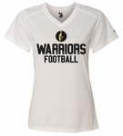 Weston Warriors BATTLE SCAR Ladies V-Neck Tee -Youth & Adult Sizes-(2 Colors &2 Fabrics)