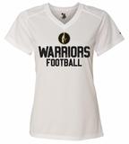 Weston Warriors BATTLE SCAR Ladies V-Neck Tee -Youth & Adult Sizes-(2 Colors &2 Fabrics)