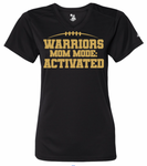 Weston Warriors MOM MODE Ladies V-Neck Tee - Adult Sizes-(2 Colors & Fabrics)