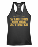 Weston Warriors MOM MODE Racerback Ladies Tank (2 Colors & 2 Fabrics)