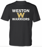 Weston Warriors W Lightweight Tee -Youth & Adult Sizes-(2 Colors)