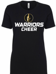 Weston Warriors Cheer Gameday Ladies Crew Tee- Youth & Adult Sizes-(2 Colors & 2 Fabrics)