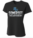 2024 Somerset Canyons Slice Ladies V-Neck Tee -Youth & Adult Sizes- (4 Color Options & 2 Fabric Options)