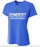 2024 Somerset Canyons Slice Ladies V-Neck Tee -Youth & Adult Sizes- (4 Color Options & 2 Fabric Options)