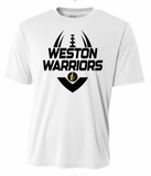 Weston Warriors Football Tee-Youth & Adult Sizes- (2 Colors & 2 Fabrics)