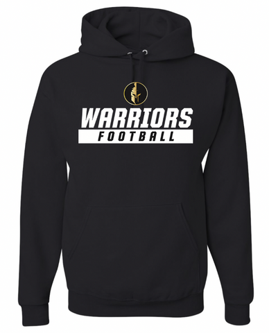 Weston Warriors Football BANNER Hoodie -Youth & Adult Sizes-