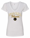 Weston Warriors MOM Ladies V-Neck Tee (2 Colors & 2 Fabrics)