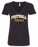 Weston Warriors MOM Ladies V-Neck Tee (2 Colors & 2 Fabrics)
