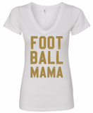 Weston Warriors Style MAMA V-Neck Tee -Youth & Adult Sizes-(2 Colors &2 Fabrics)