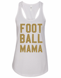 Weston Warriors Football Mama Racerback Ladies Tank (2 Colors & 2 Fabrics)