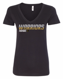 Weston Warriors TECH Ladies V-Neck Tee - Adult Sizes-(2 Colors & Fabrics) (Copy)