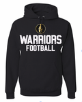 Weston Warriors Football BATTLE SCAR Hoodie -Youth & Adult Sizes-