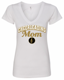 Weston Warriors Cheerleading MOM Ladies V-Neck Tee- Youth & Adult Sizes-(2 Colors & 2 Fabrics)