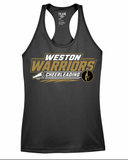 Weston Warriors STATEMENT Ladies Racerback Tank-Youth & Adult Sizes- (2 Colors & 2 Fabrics)