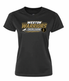 Weston Warriors Cheer STATEMENT Ladies Crew Tee- Youth & Adult Sizes-(2 Colors & 2 Fabrics)