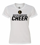 Weston Warriors Cheer VICTORY Ladies Crew Tee- Youth & Adult Sizes-(2 Colors & 2 Fabrics)