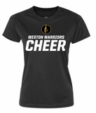 Weston Warriors Cheer VICTORY Ladies Crew Tee- Youth & Adult Sizes-(2 Colors & 2 Fabrics)