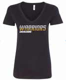 Weston Warriors Cheerleading TECH Ladies V-Neck Tee- Youth & Adult Sizes-(2 Colors & 2 Fabrics)