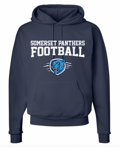 Somerset Panthers Football Logo Hoodie- (3 Colors)