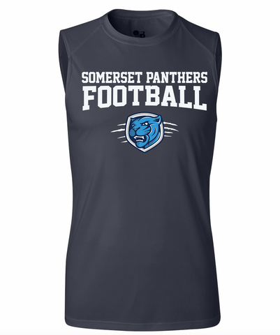 Somerset Panthers Football Logo Muscle Tee (2-Colors)
