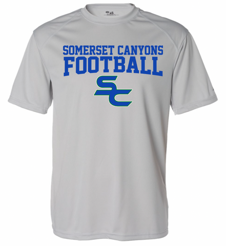 Somerset Canyons Football Pride Pack Silver Tee