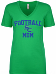 Somerset Canyons Football Mom BLEND V-Neck Tee- (4 Colors)