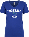 Somerset Canyons Football Mom BLEND V-Neck Tee- (4 Colors)