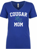 Somerset Canyons Cougar Mom BLEND V-Neck Tee- (4 Colors)