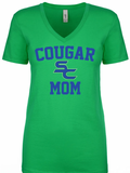 Somerset Canyons Cougar Mom BLEND V-Neck Tee- (4 Colors)