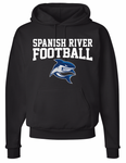 Spanish River Sharks FOOTBALL Hoodie- (3 Colors)