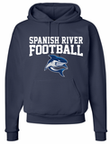 Spanish River Sharks FOOTBALL Hoodie- (3 Colors)